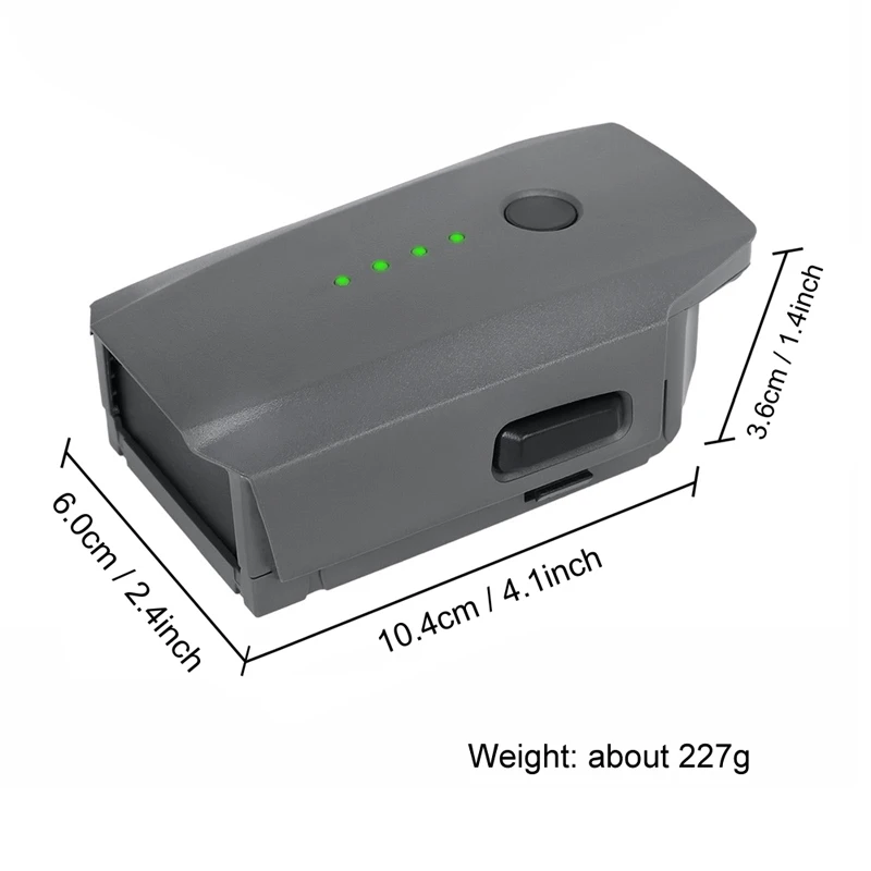 2-Pack 3830mAh 11.4V Replacement Battery For DJI Mavic Pro / Pro Platinum / Alpine White