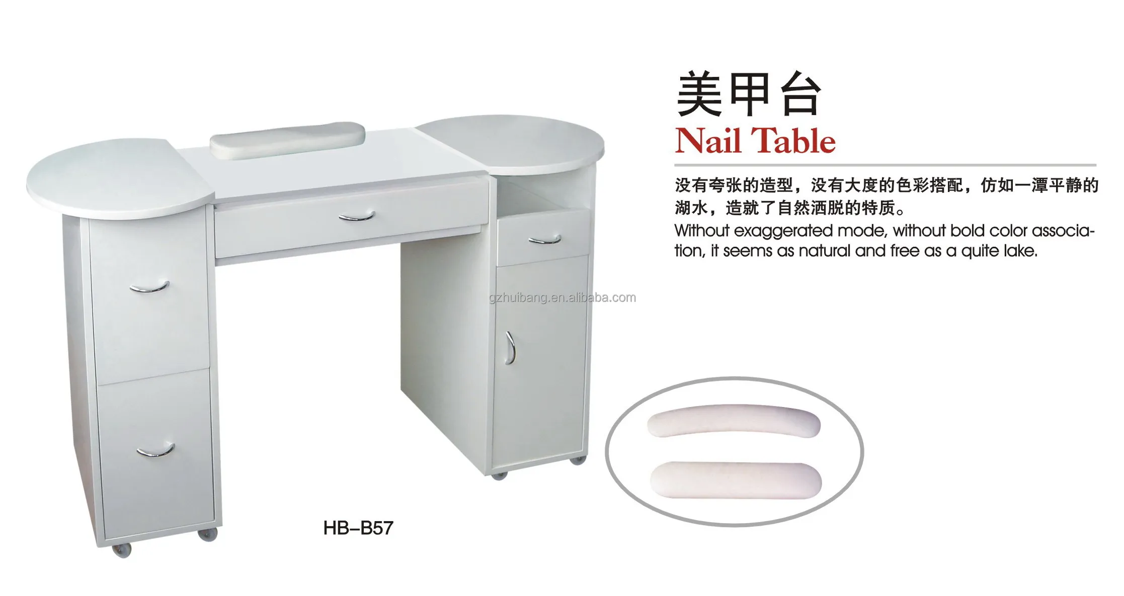Nail Table 1 Persons Seats Beauty Salon Equipment Luxury Nail Bar