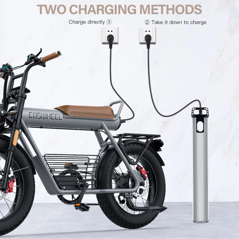 【Lee Moob】COSWHEEL Coswheel Electric Bikes - 20 Inch Fat Tire off Road Bikes