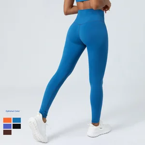 High Waist Quick Dry Stretchy Booty Tights Gym Wear Women Yoga Legging With Custom Logo