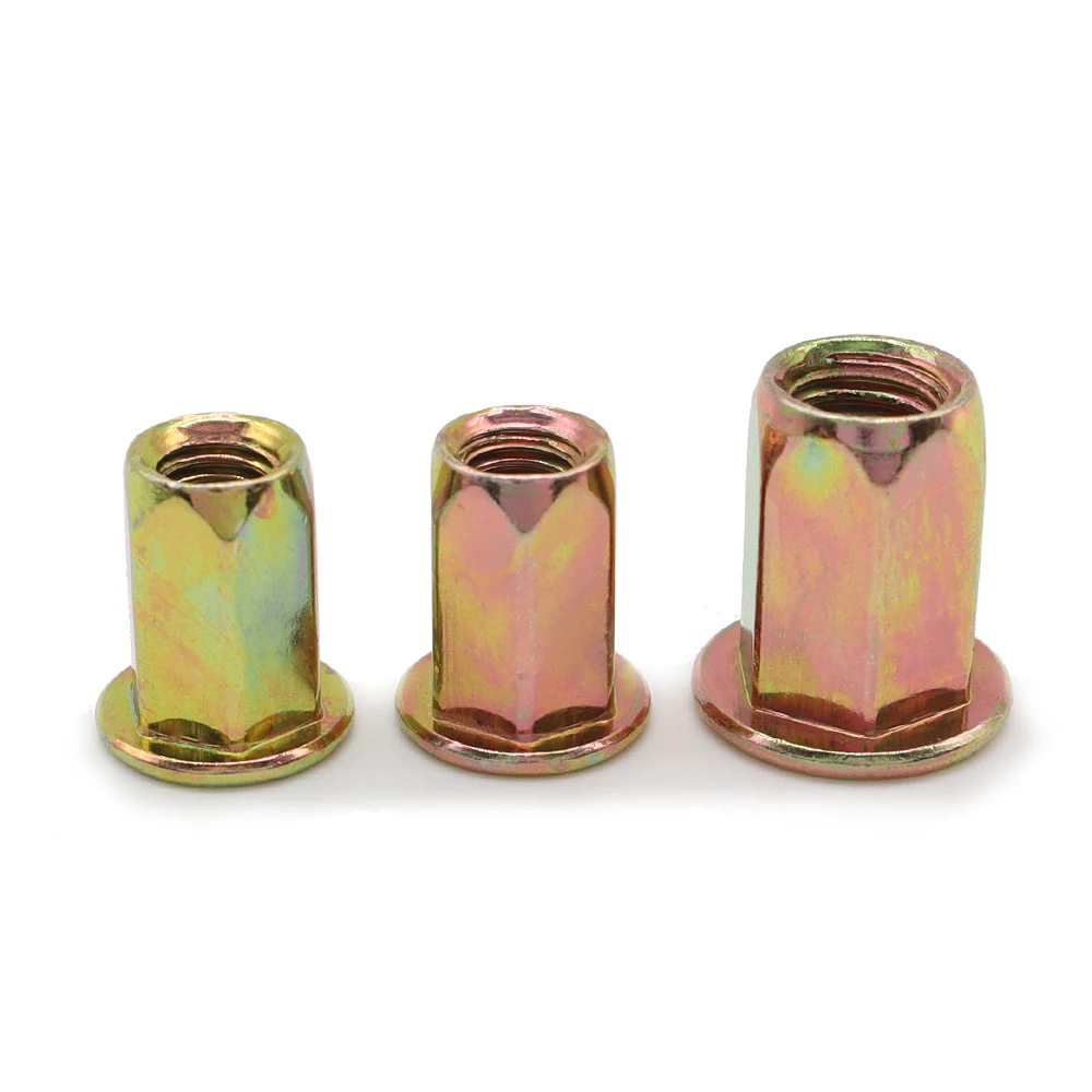 All Hexagon Rivet Nuts With Flat Head Rivetnuts Blind Fasteners
