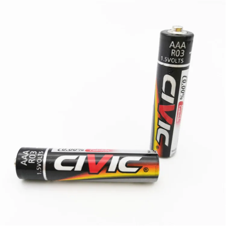 High Quality battery Carbon Zinc Battery R03P AAA battery 1.5V for clock