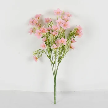 Wholesale new style handmade silk artificial flower blossom babysbreath flower ornaments home decoration