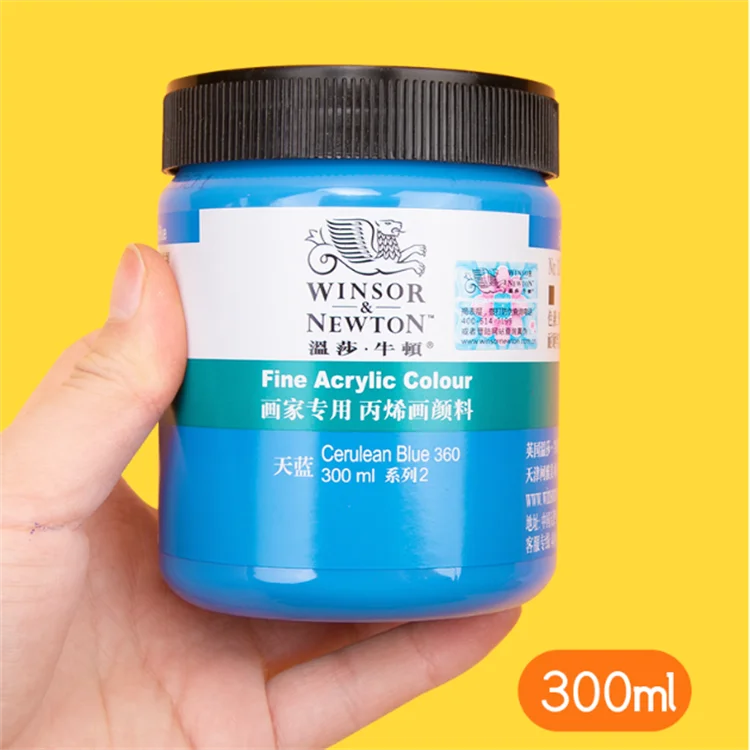 Winsor & Newton 300ml Acrylic Paint Color Acrylic Pigment For Artists ...