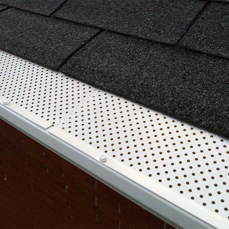 5 Inch Perforated Gutter Guard for Leaf Filter Gutter Roof Protection