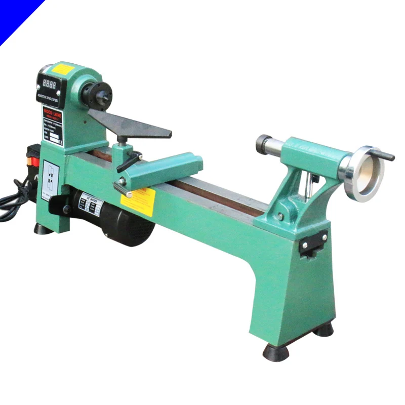 Wood Turning Machine Variable Speed Woodworking Lathe Small Wood Turning Machine