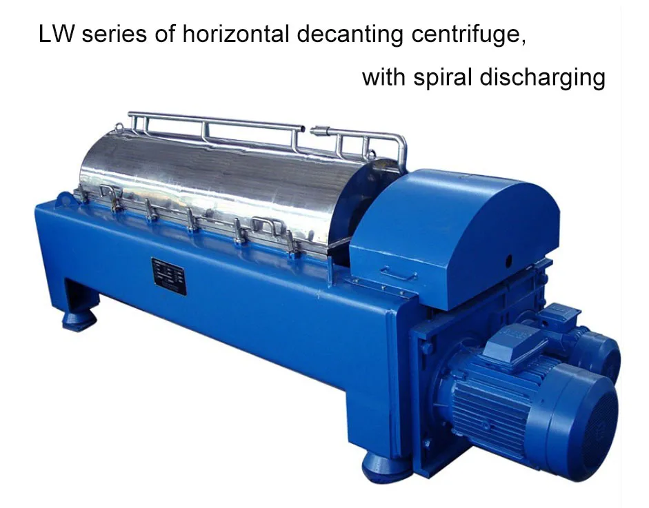 Horizontal Decanter Centrifuge High Speed Centrifuge For The Washing