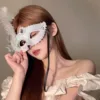 Maschera di piume bianche-xl-604-2