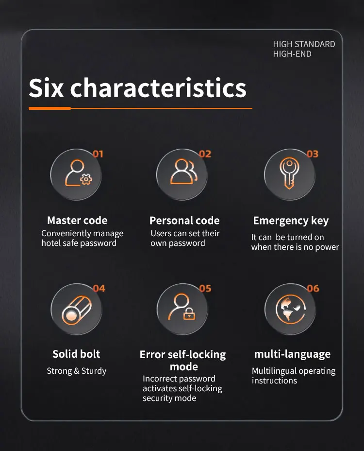 CEQSAFE Digital Black Front Top Open Money Safe Box Laptop Hotel Home Safe Box for Car details