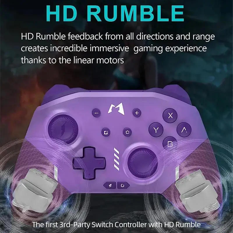 MOBAPAD Elite Gamepad Huben M9 HD Joystick for Nintendo Switch MOBAPAD Elite Gamepad Huben M9 HD Joystick for Nintendo Switch