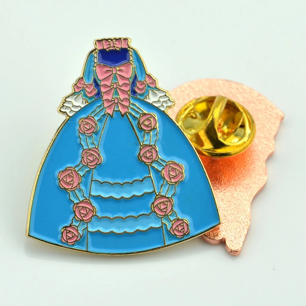 Эмалированная брошь на булавке для одежды, значок на рубашку, женская брошь на заказ от производителя, свадебная эмалированная заколка на лацкан для женщин