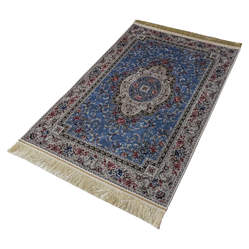 Tapis de prière musulman lavable en polyester jacquard de haute qualité, 80 x 120 cm, antidérapant, pour la maison, le Hajj et les prières à la mosquée._voghion.com