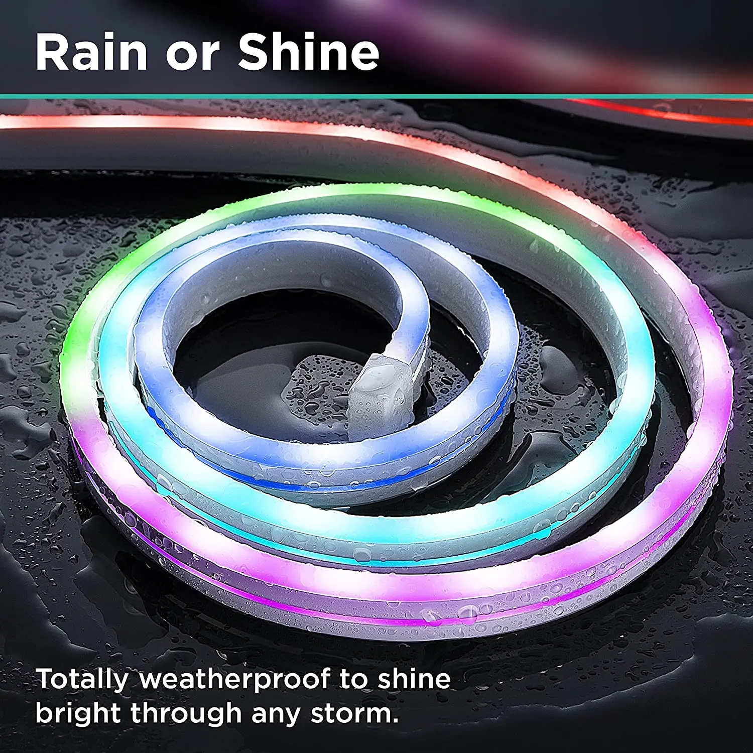 Wholesale Custom RGBIC Luces LED Rope Light Smart APP Control WIFI IP65 Waterproof Dream Color LED RGB Flexible Neon Light Strip