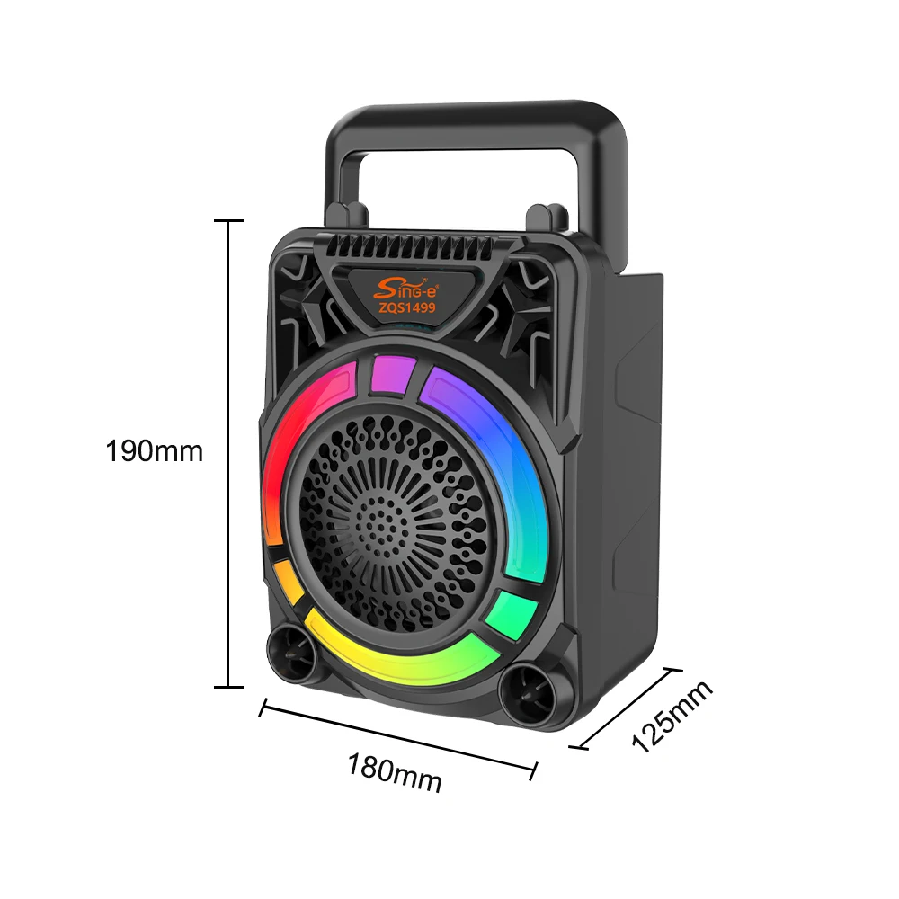 SING-E ZQS1499 Portable Wireless Bluetooth Speaker for Outdoor