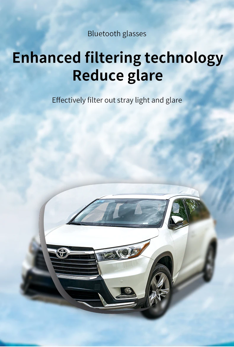 Smart Wearable Headset MZ03 Women Fashion Sunglasses Navigation Voice Assistant Men Outdoor Music Smart Glasses with BT Speaker