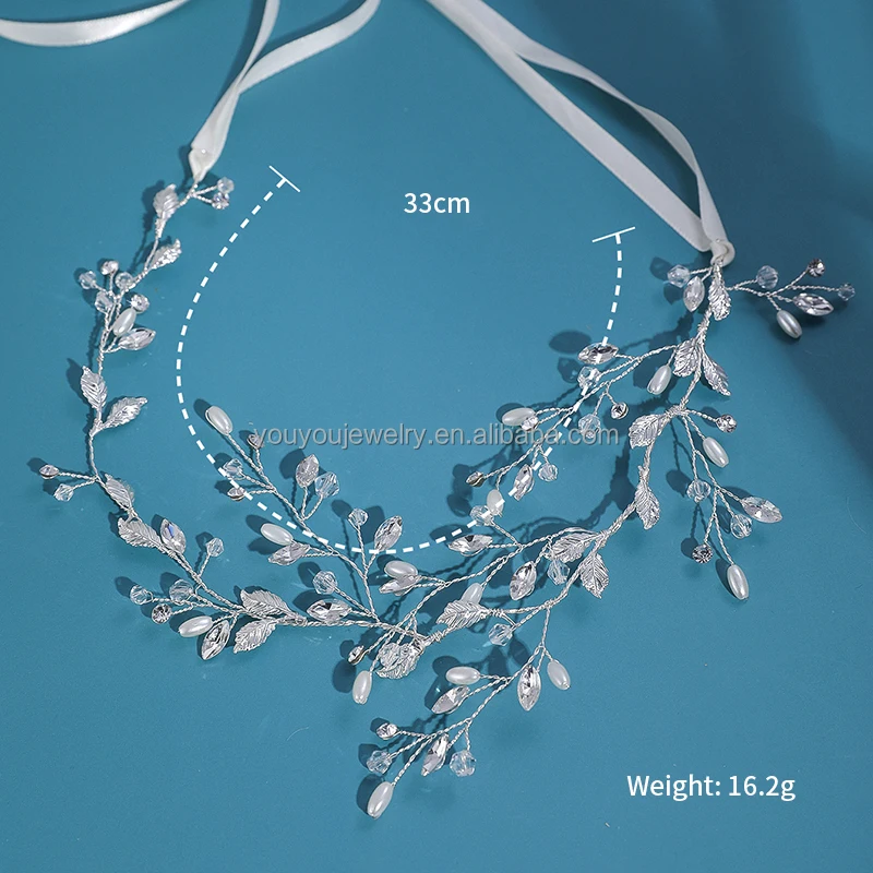 Fashion Handmade Crystal Rhinestone Fancy Wedding Headdress Prom Party