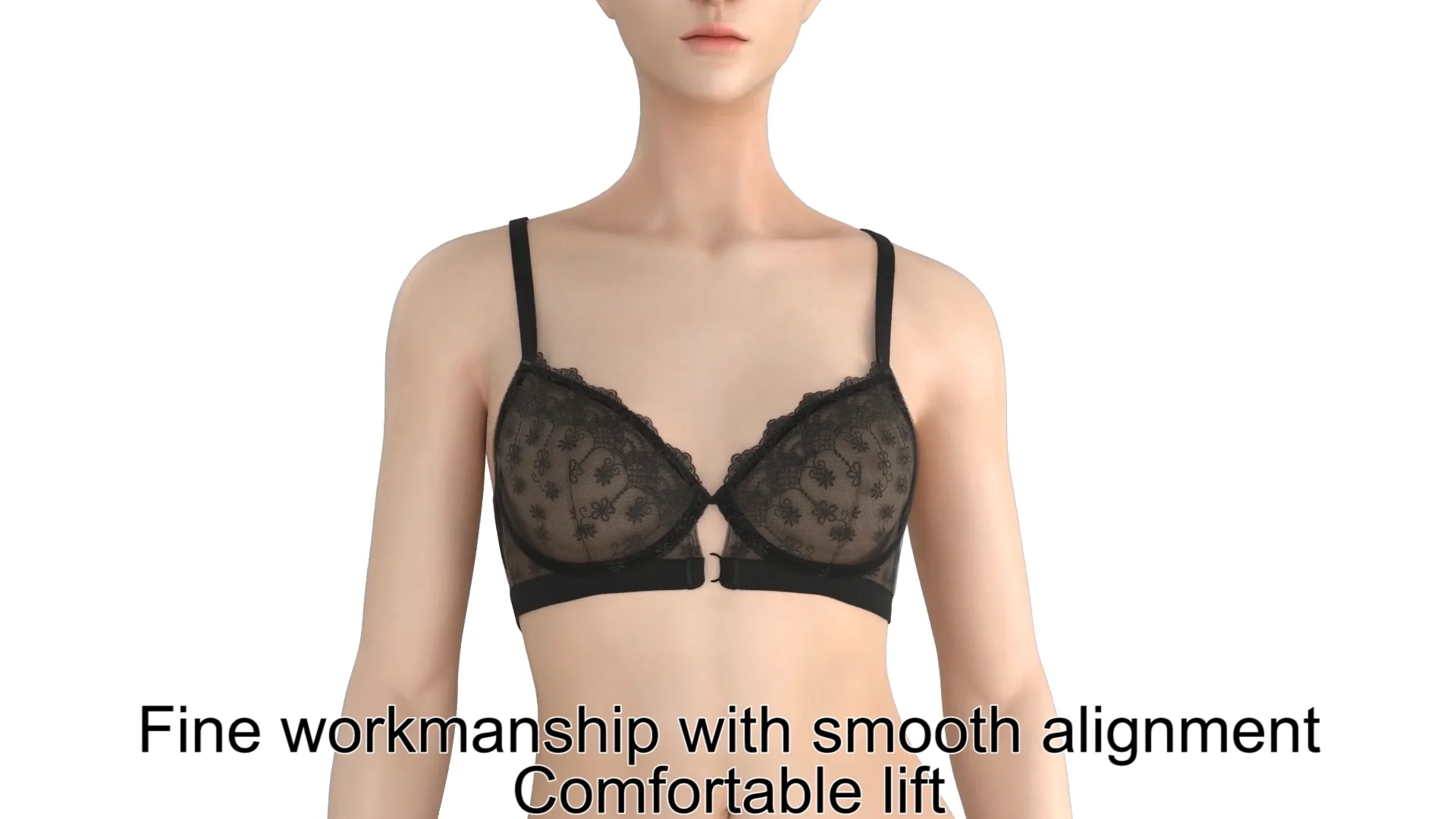 Aligament Bra For Women Lingerie Lace Underwire Comfortable Bra Size 75B 