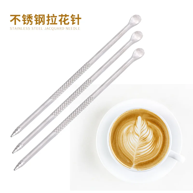 1pc Stainless Steel Coffee Art Needle, Latte Art Pen, For Home, Restaurant,  Coffee Shop And Coffee Making Utensils