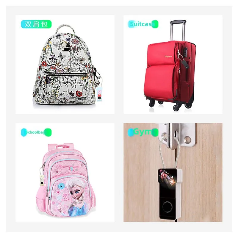 High Quality Smart Padlock WiFi Connection Suitable for Backpack Luggage Keyless Smart Lock
