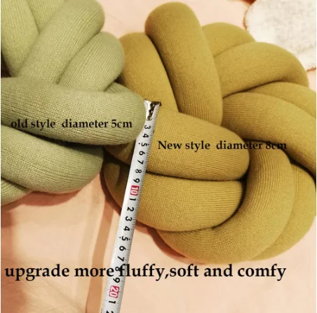 product diy hand knot back cushions cozy car lumbar pillow home decorative sofa seat cushion axd-64