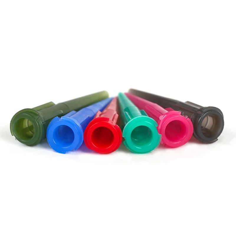 Plastic Tapered Syringe Needles Tip Adhesive Glue Dispensing Syringe Needles
