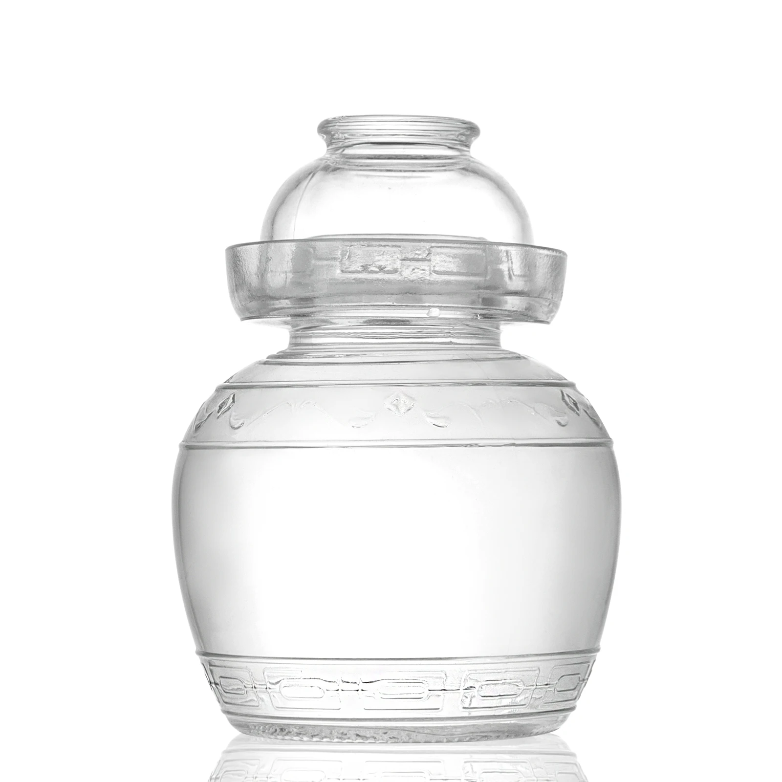 Großhandel 2,5 L, 5 L, 7,5 L, 10 L große Gewürz-, Frucht- und Chilisauce-Gläser aus Glas zur Lebensmittelaufbewahrung