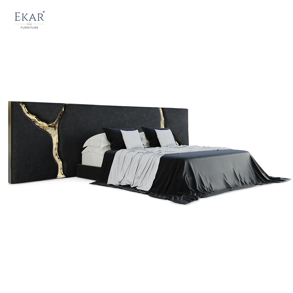 Deluxe Widescreen King Bed with New Design - Modern Art Style Luxury factory