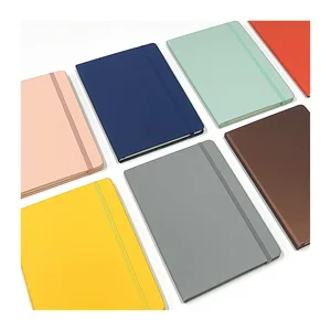 Fast Ship A5 Notebook Pu Leather Hardcover Diary Elastic Band Paper Organizer Daily Weekly Monthly Journal Planner for Events