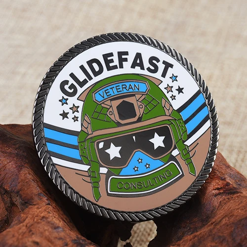 GLIDEFAST veteran consulting challenge coin
