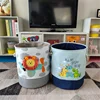 Two-piece combination of lion and dinosaur family barrel