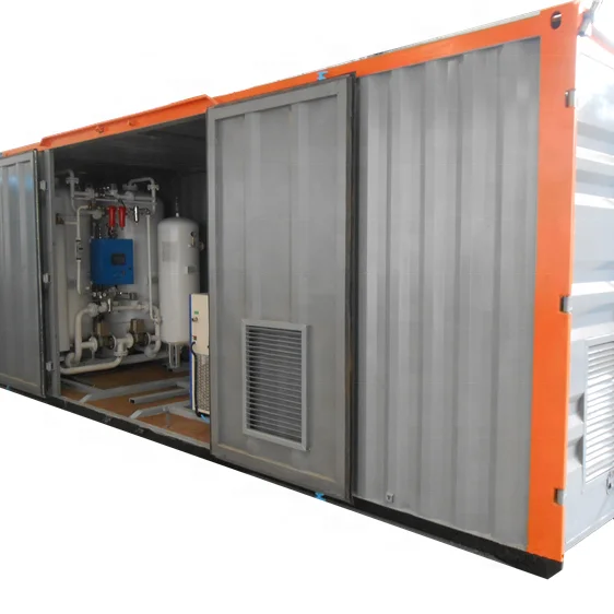 Efficient containerized 20Nm3/h O2 filling cylinders high purity 95%-99.5% nitrogen generator oxygen psa oxygen generator