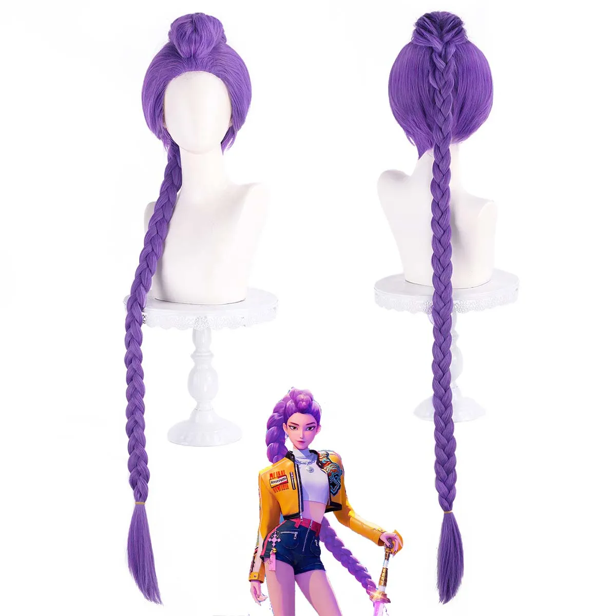 Rumi Cosplay Schwert - Lila Anime Waffe Für Demon Slayer Fans | 90 Cm