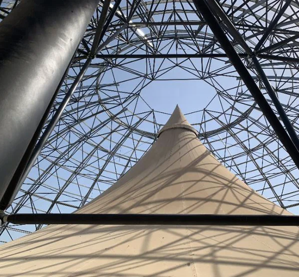 Prefabricated Steel Dome Structure Space Roof Truss for Church Building