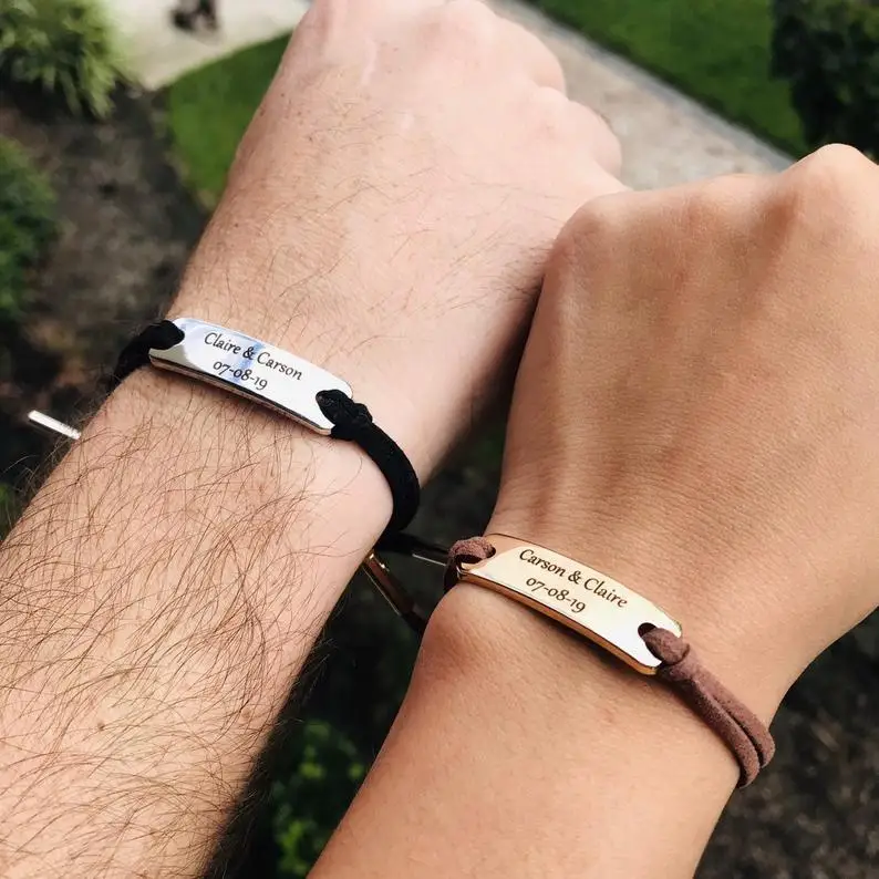 Couple's Infinity Bracelet with Birthstones - MYKA