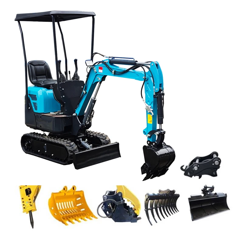 Mini China Excavator For Farm Construction 1 Ton Chinese Mini Excavator ...