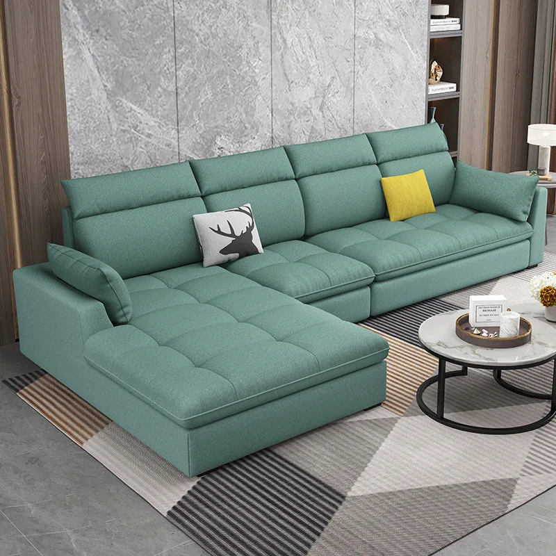 Cheap L Shaped Sofa Sets For Living Room Modern Luxury L Shape Sofa