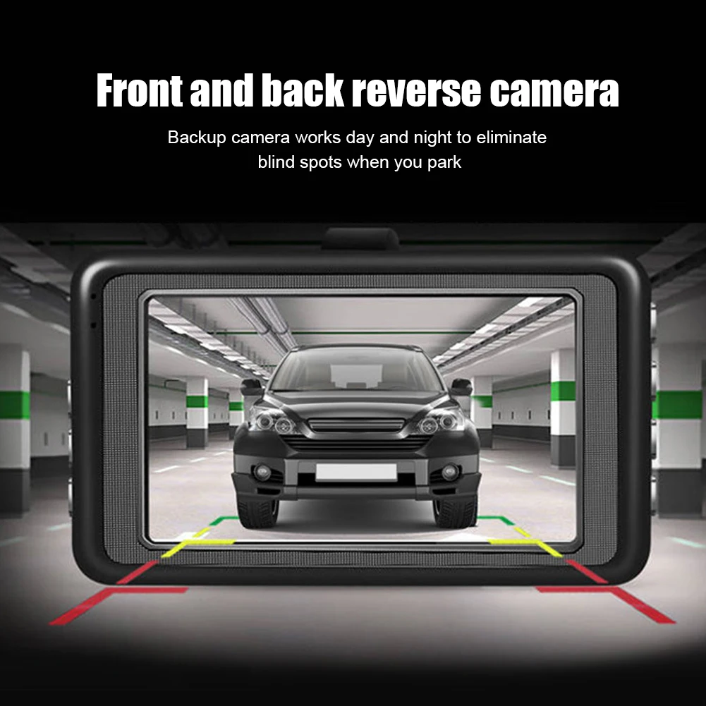 Dash Cam Front and Rear, Dash Camera for Cars with Poland