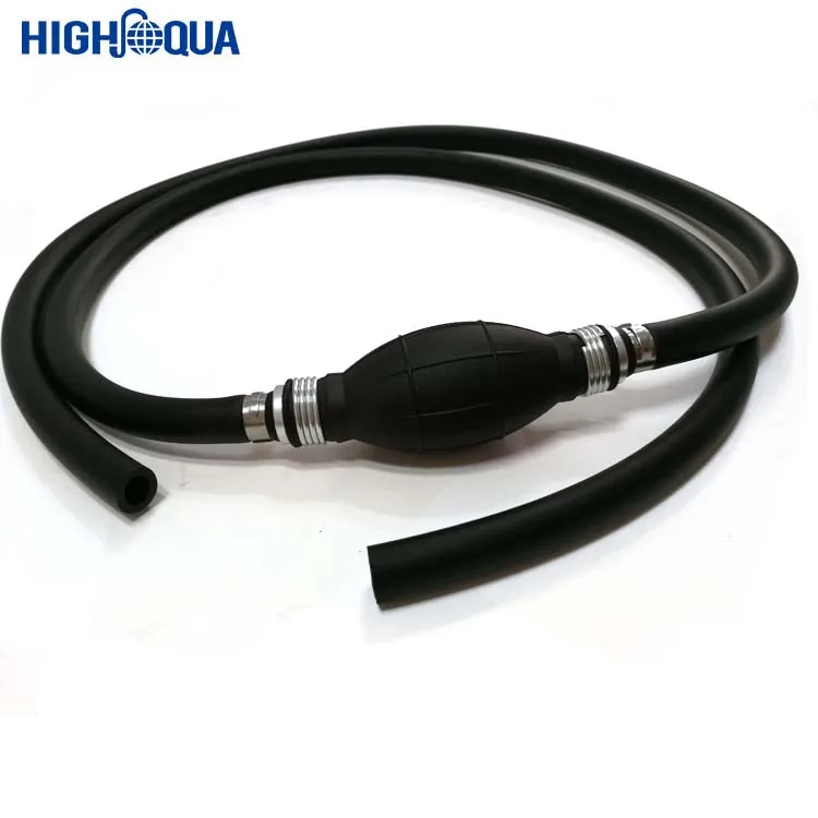 Car Fuel Pump Line Hand Primer Bulb Gas Petrol Rubber With Aluminum All Fuels Length Used for Car Boat