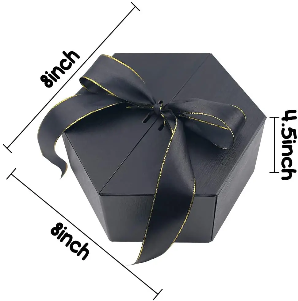 Creatrust Slide Out Gift Cardboard Magnetic Lid Shirt Baby Set Newborn Luxury Wood Packaging Hamper Folding Gift Box