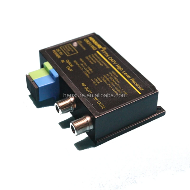 Mini WDM 2-Port Optical Receiver CATV Fiber Optic Equipment FTTH Network Use SC Connector Type UPC Polished 1310nm 1550nm