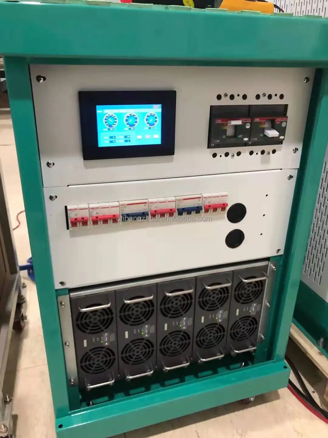 3 상 고전압 순수 DC 전원 공급 장치 150-750V 20A 출력 전류 리플 산업용 일정한 출력 전압 유지