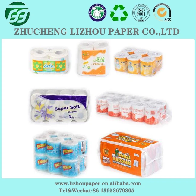 Toilet Tissue Manufacturers Tishu Paper Recycled 3ply Toilet Paper
