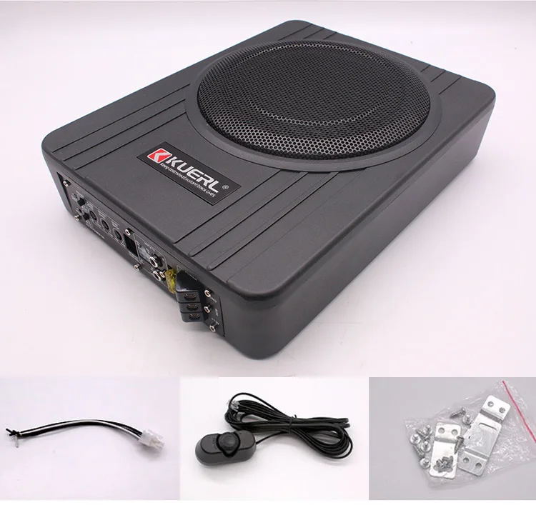 Hot Design Car Subwoofer Under Seat Audio Flat Subwoofer Pure Bass 12v