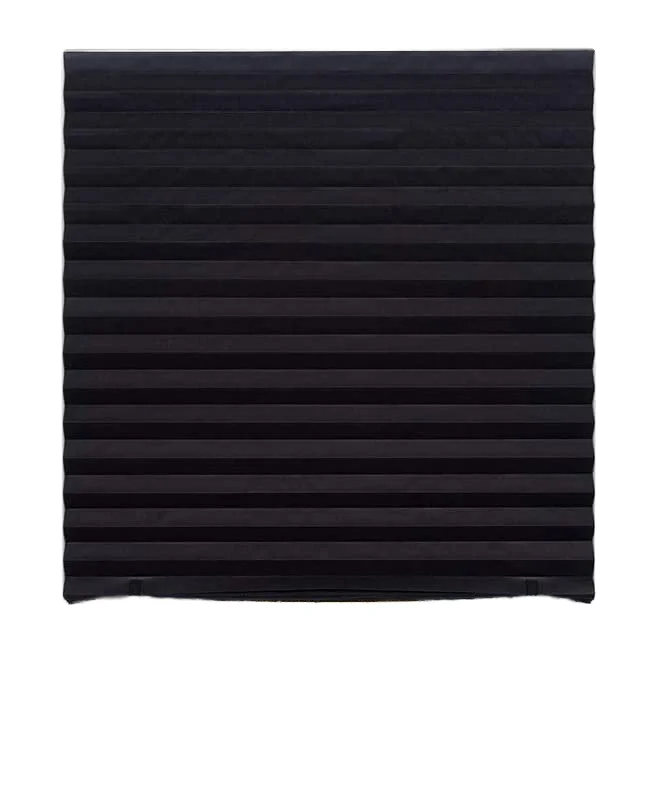 Durable Modern Metal Paper Shade for Home Windows No Tools Required Original Room-Darkening Paper Shades with Horizontal Pattern