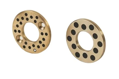 Self Lubricating High Load Bronze Graphite Machinery Spare Parts Customized OEM Brass Washer Shim Sliding Plate Copper Parts
