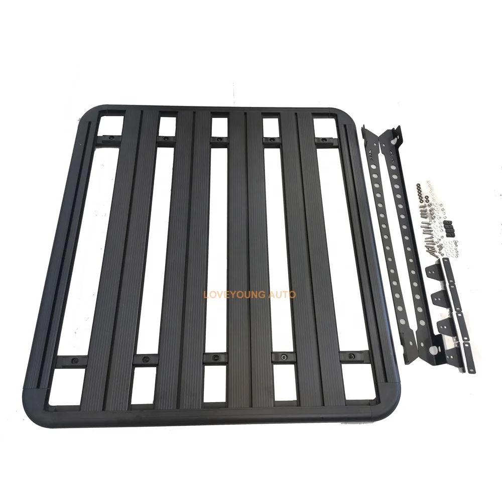Universal Aluminum Platform Car Roof Rack Cargo Carrier for Toyota Land Cruiser 4Runner Jeep Wrangler JK