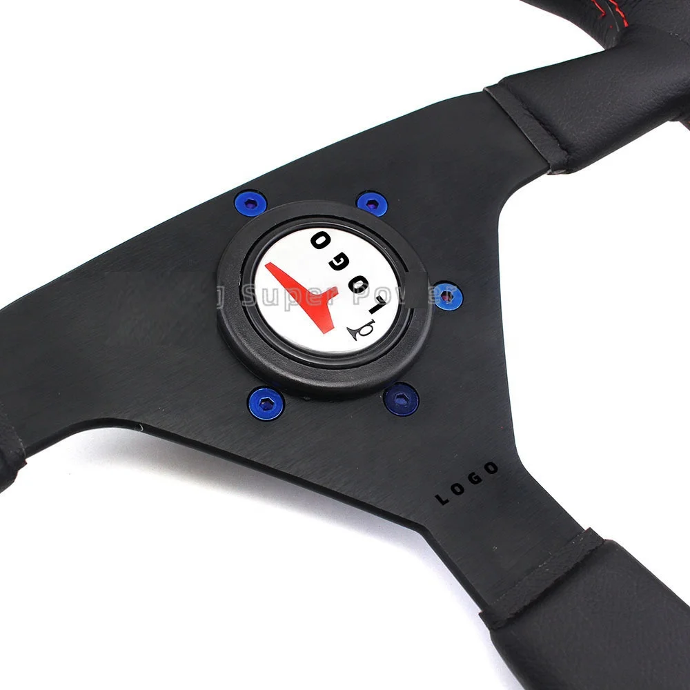 AUTO Bouton De Klaxon De Volant, Kits De Boutons De Klaxon Externe En Fiber De Carbone Pour 6 Boulons Pour Pièces Modifiées De Voiture Automatique De Volant Sparco