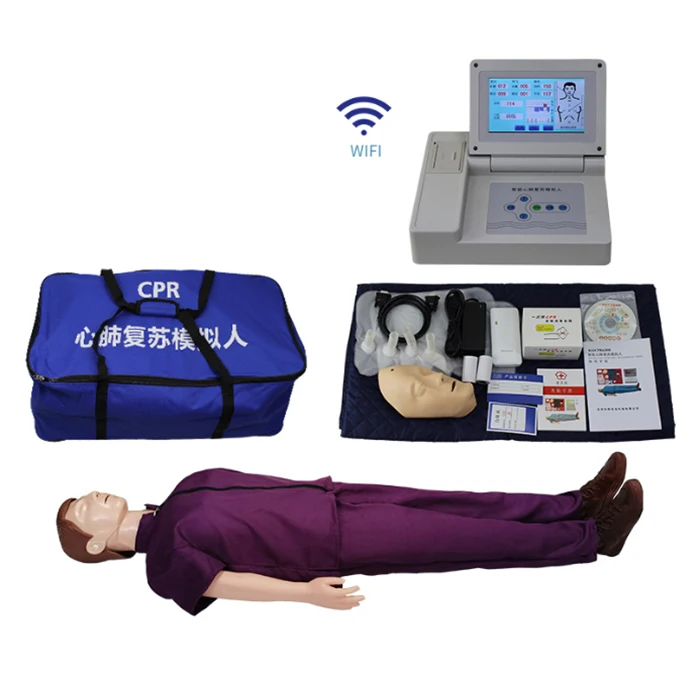 Манекен для тренировки при первой помощи, кардиовулмонар, реанимационный симулятор торса