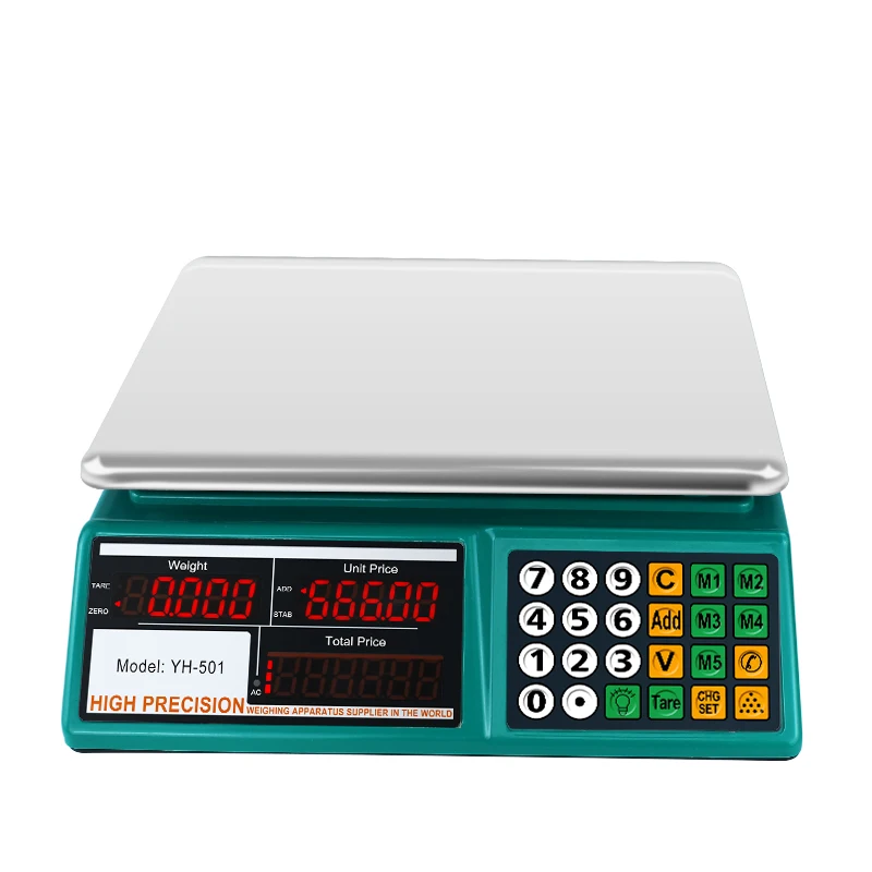 40 kg Price Computing Weighing Scale Small Table  Weighing Balance Scale Weight Price Scale