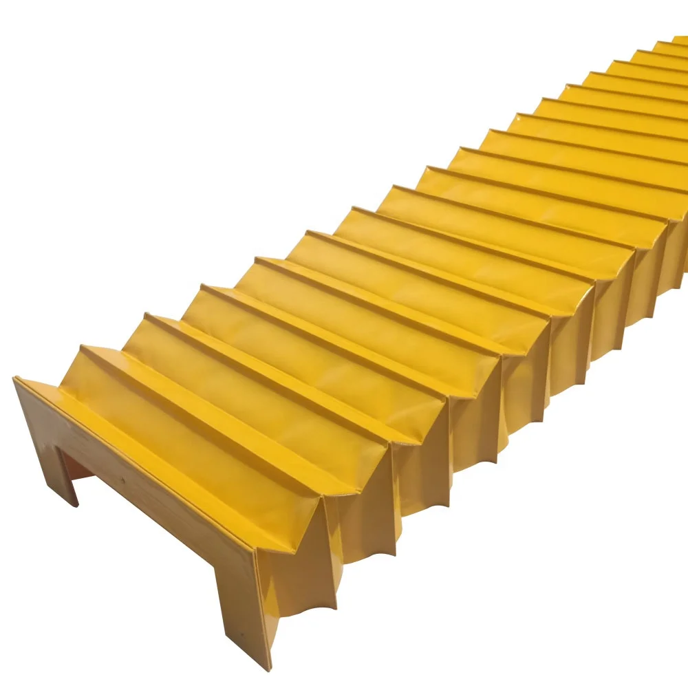 Cnc Plastic Accordion Linear Guide Rail protection Slideway Cover Bellows Way Cover